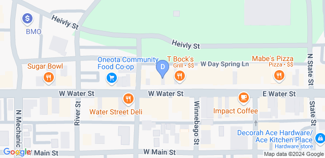 Map to Decorah Martial Arts